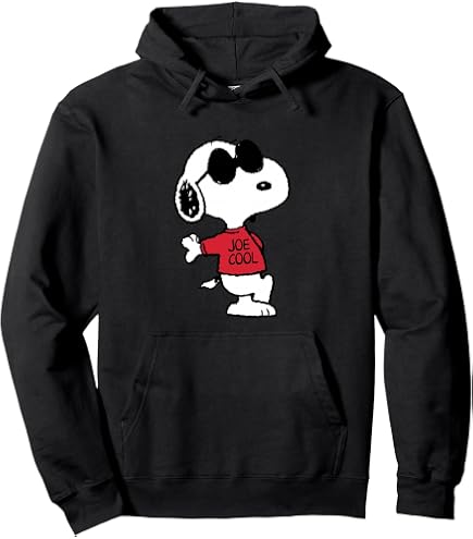 Amazon.com: Peanuts - Snoopy Joe Cool 1971 Zip Hoodie : Clothing